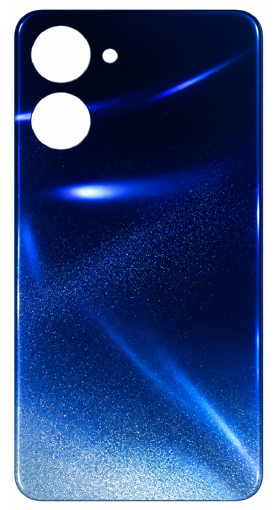 Compatible Replacement for Realme 10 4G Back Panel – White & Deep Blue