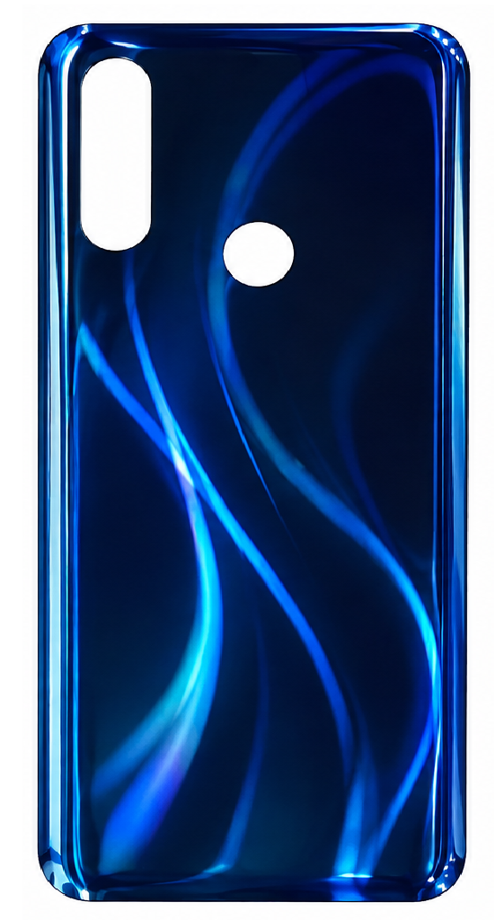 Compatible Replacement for Realme 3 Pro Back Panel – Blue, Purple & Violet