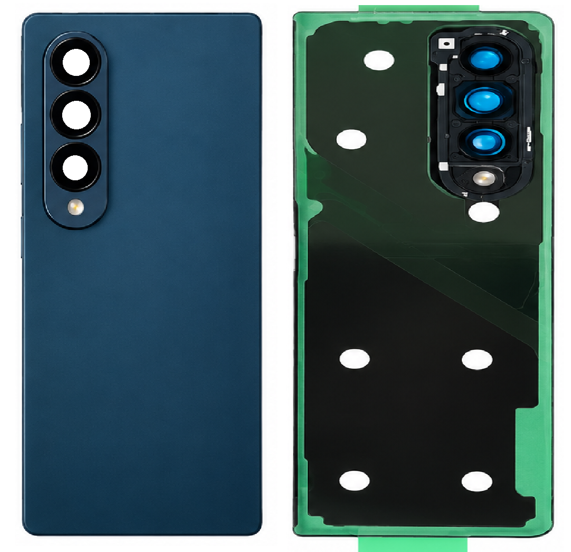 Compatible Replacement for Samsung Galaxy Z Fold 4 5G Back Panel – White, Black, Red & Navy Blue