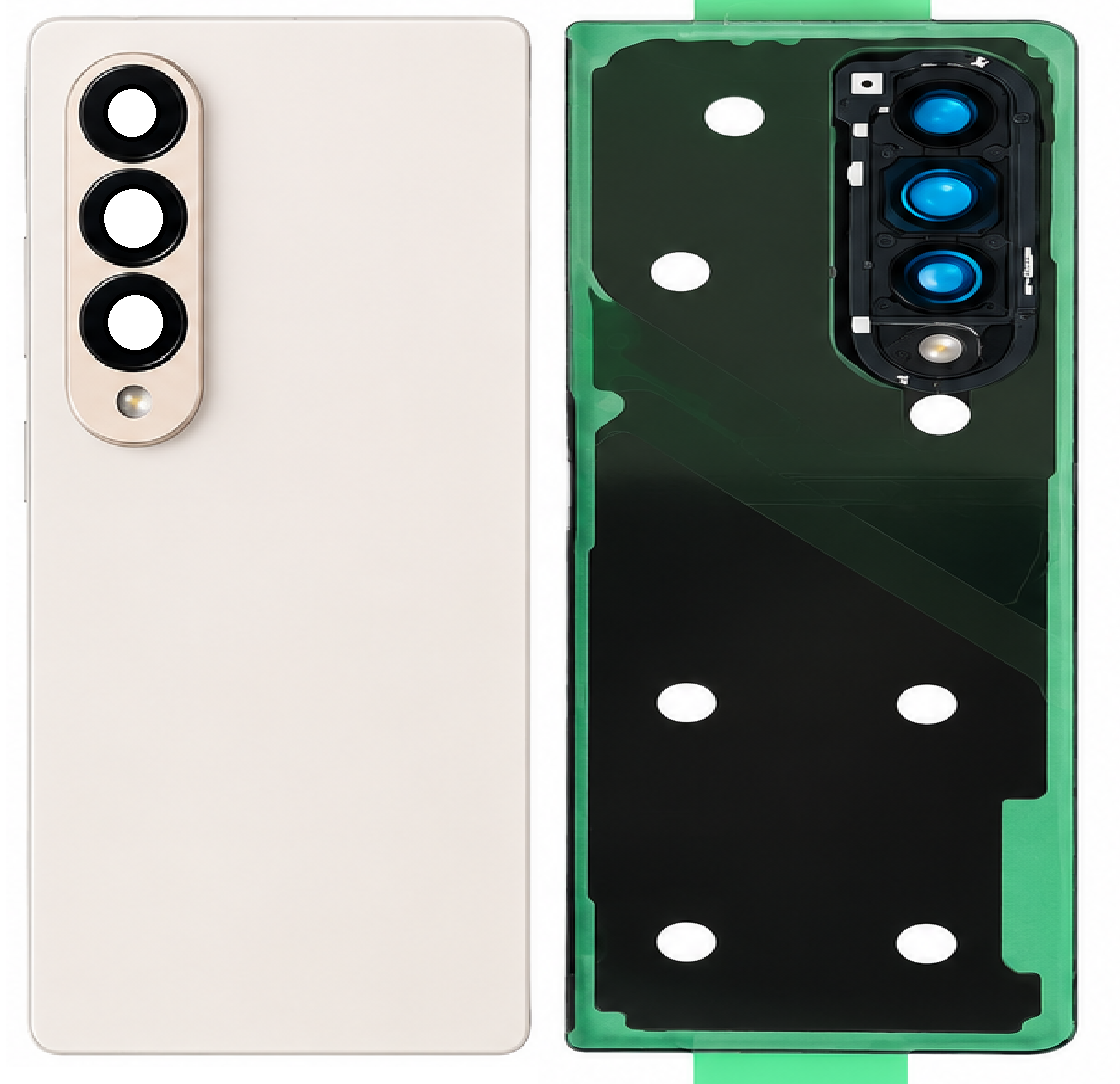 Compatible Replacement for Samsung Galaxy Z Fold 4 5G Back Panel – White, Black, Red & Navy Blue