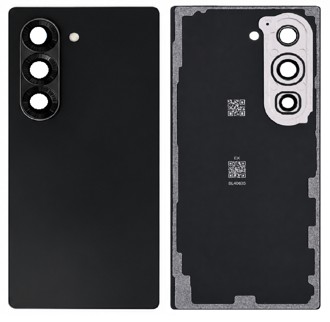 Compatible Replacement for Samsung Galaxy Z Fold 6 Back Panel – Green, Yellow, Pink, Navy Blue, Sky Blue, Gray, Black & White