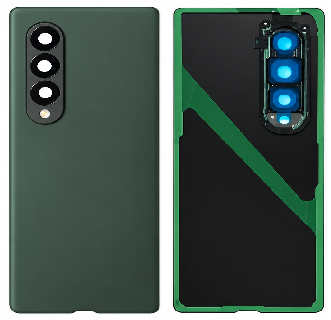Compatible Replacement for Samsung Galaxy Z Fold 3 Back Panel – Dark Green, Gray, Black
