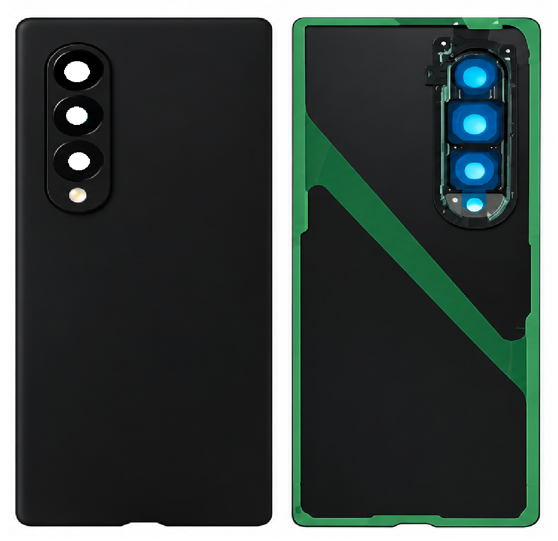 Compatible Replacement for Samsung Galaxy Z Fold 3 Back Panel – Dark Green, Gray, Black