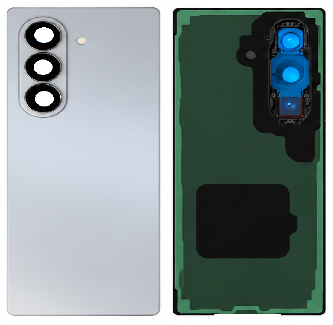 Compatible Replacement for Samsung Galaxy Z Fold 7 Back Panel – Black, Sky Blue, Blue, Grey, Navy Blue, White