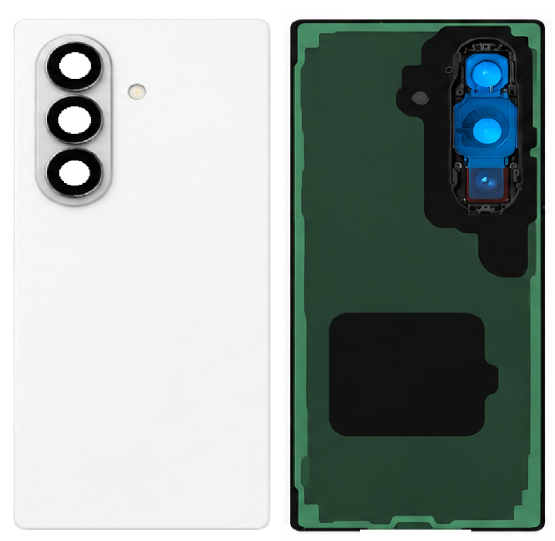 Compatible Replacement for Samsung Galaxy Z Fold 7 Back Panel – Black, Sky Blue, Blue, Grey, Navy Blue, White