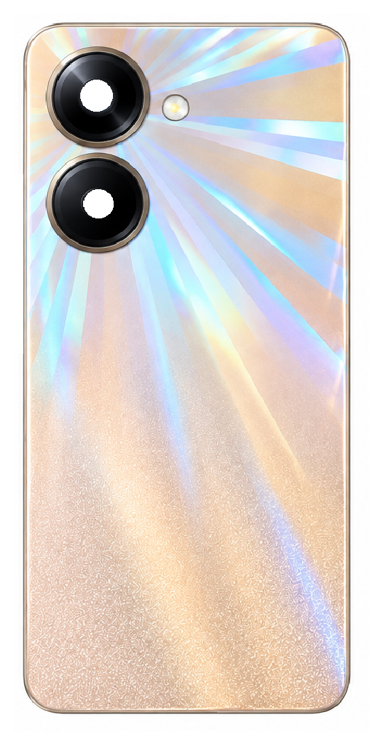 Compatible Replacement for Realme 10 Pro 5G Back Panel – Black, Blue & Gold