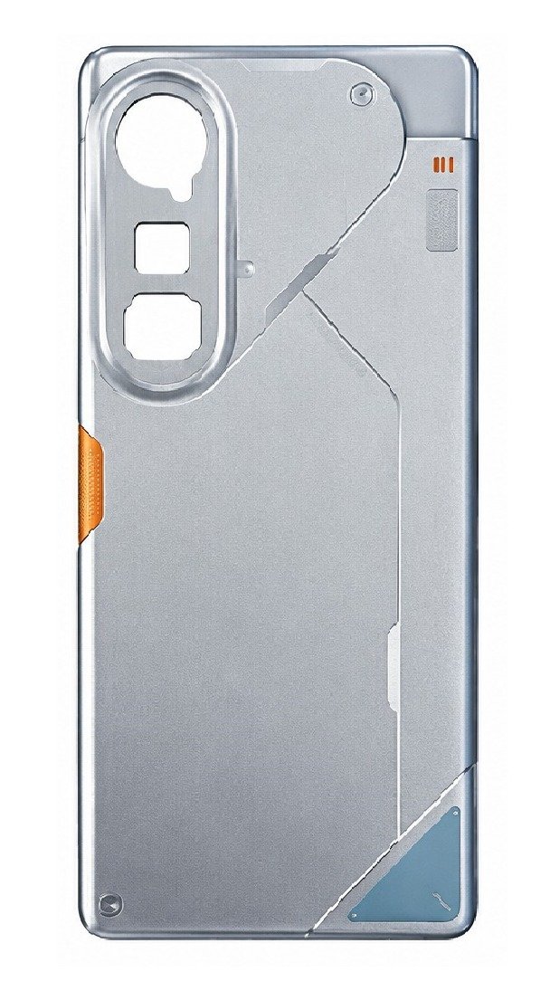 Compatible Replacement for Tecno Pova Curve 5G Back Panel – Orange, Green & Silver