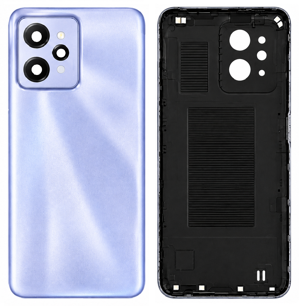 Compatible Replacement for Realme C31 Back Panel – Black & Purple