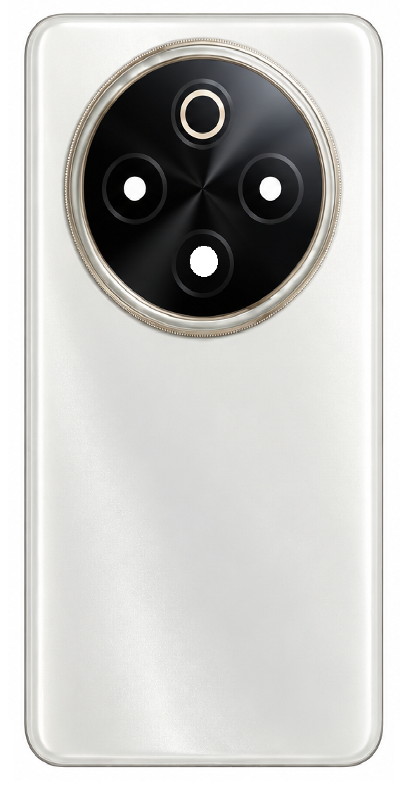 Compatible Replacement for Vivo T4 5G Back Panel – Sky Blue & Silver