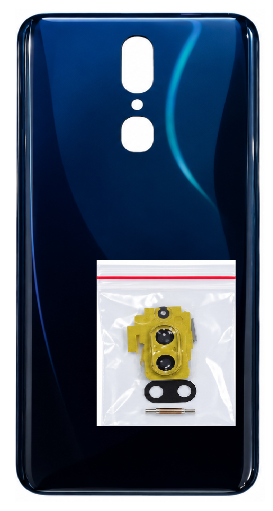 Compatible Replacement for OPPO F11 4G Full Housing Body – Navy Blue & Sky Blue