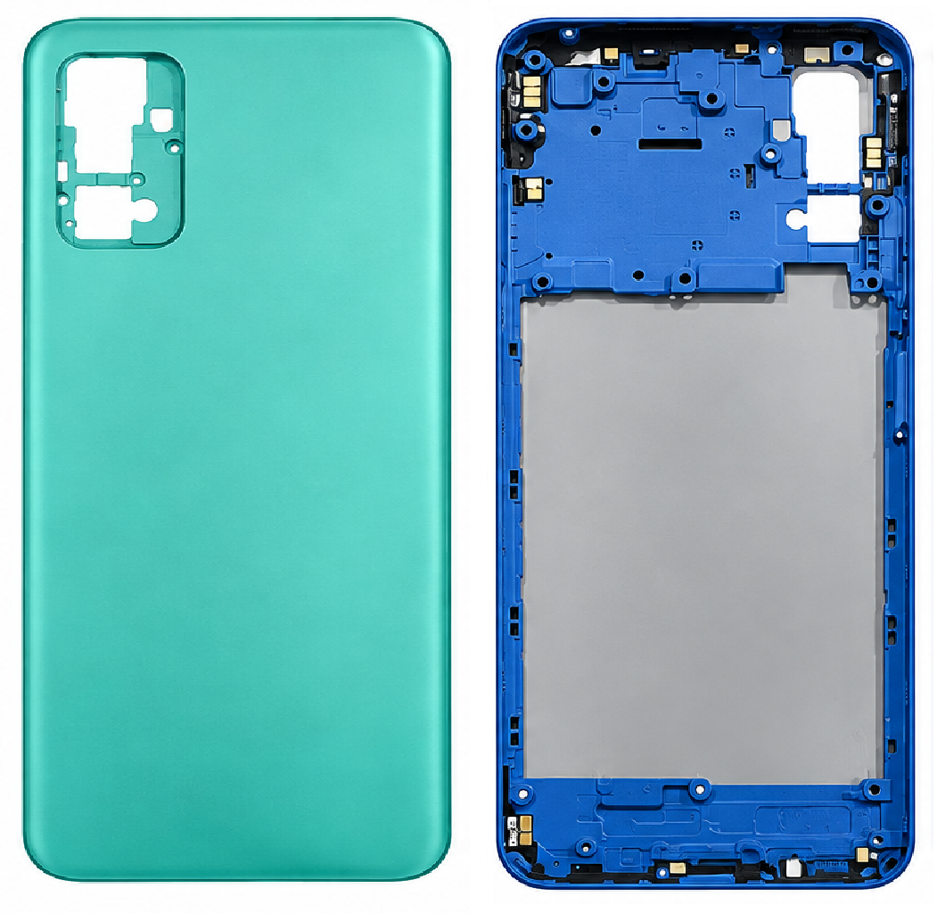 Compatible Replacement for Redmi Note 10 5G Full Housing Body – Green, Black & Blue