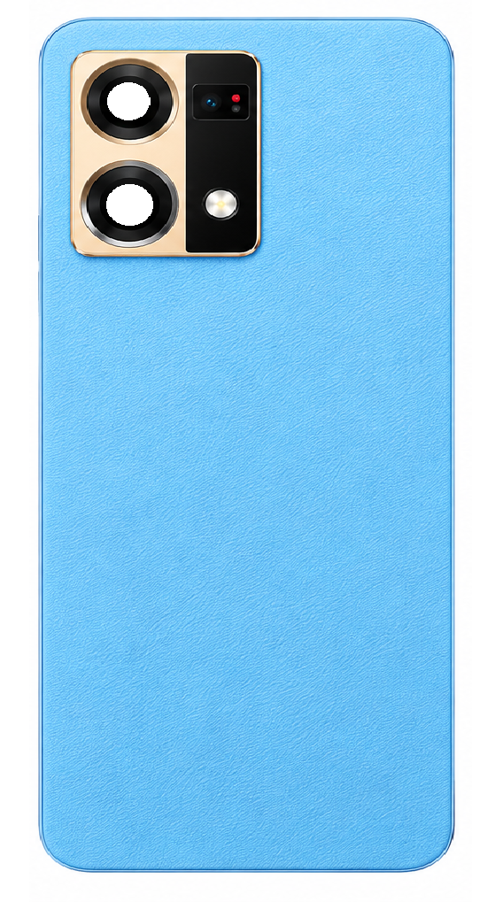 Compatible Replacement for OPPO F21 Pro 4G Back Panel – Orange, Black & Blue