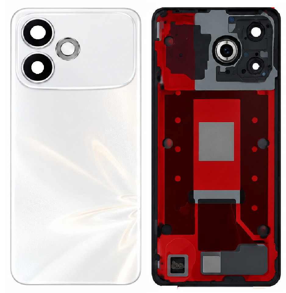 Compatible Replacement for OPPO F33 Pro Back Panel – Sky Blue, White & Navy Blue