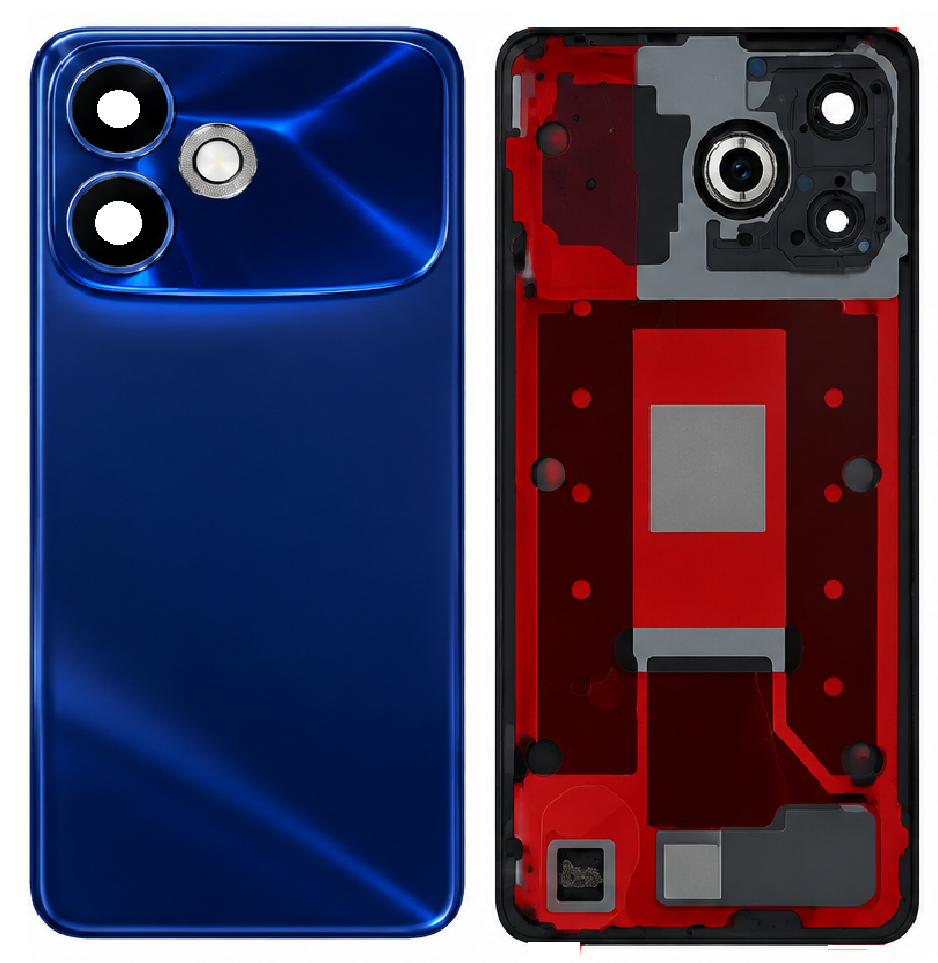 Compatible Replacement for OPPO F33 Pro Back Panel – Sky Blue, White & Navy Blue