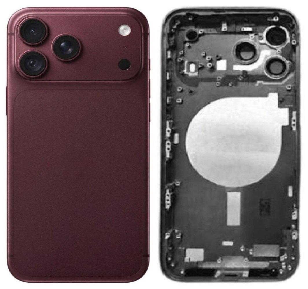 Compatible Replacement for iPhone 18 Pro Max Full Housing Body – Burgundy, Silver, Glacier Blue & Black