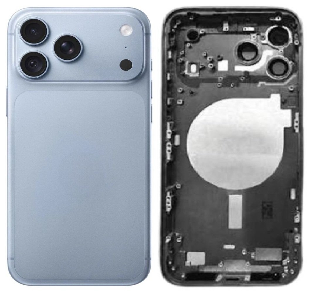 Compatible Replacement for iPhone 18 Pro Max Full Housing Body – Burgundy, Silver, Glacier Blue & Black