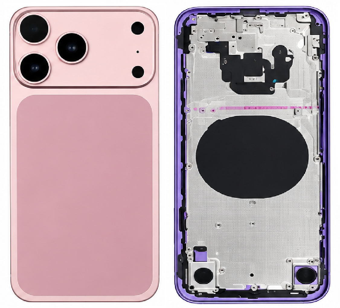 Compatible Replacement for iPhone 18 Pro Full Housing Body – Red, Green, Purple & Pink