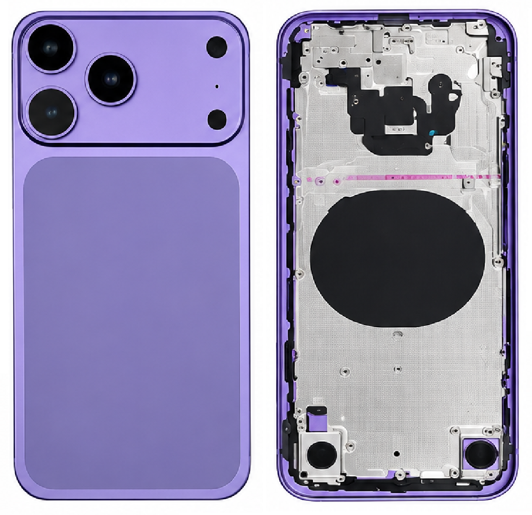 Compatible Replacement for iPhone 18 Pro Full Housing Body – Red, Green, Purple & Pink