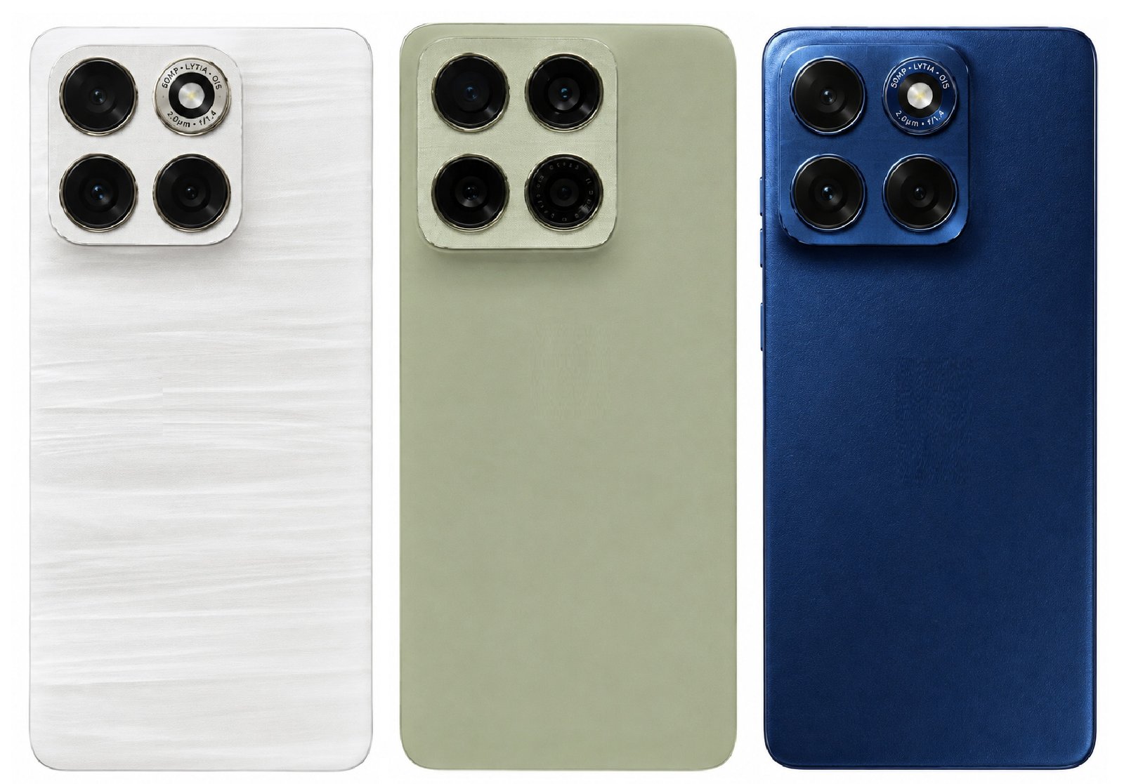 For Motorola Edge 70 Pro 5G Back Panel Battery Cover Replacement – Green, White & Blue