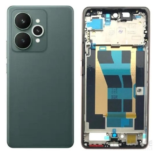 for Realme 15 5G Full Body Housing Replacement Back Frame Middle Chassis with Side Keys – Black, White & Pink