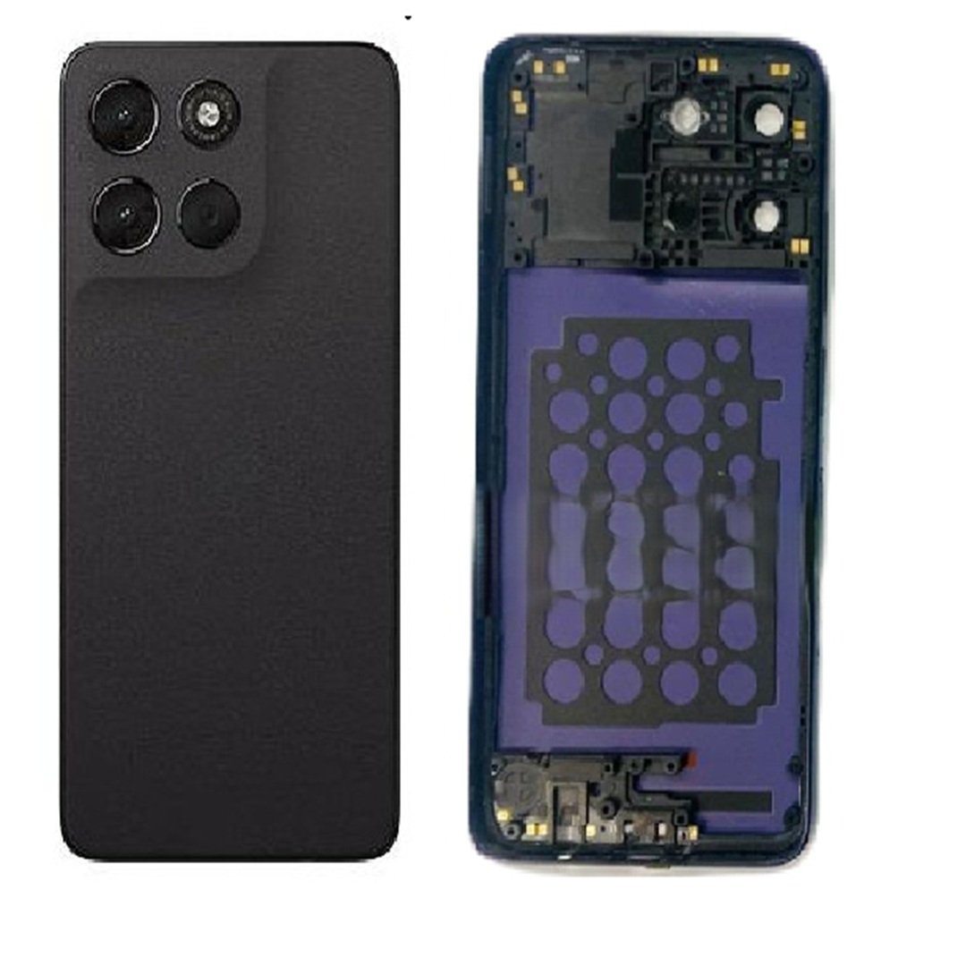 for Motorola G57 Power 5G Full Body Housing Replacement Back Frame Middle Chassis with Side Keys – Green, Pink, Black & Blue