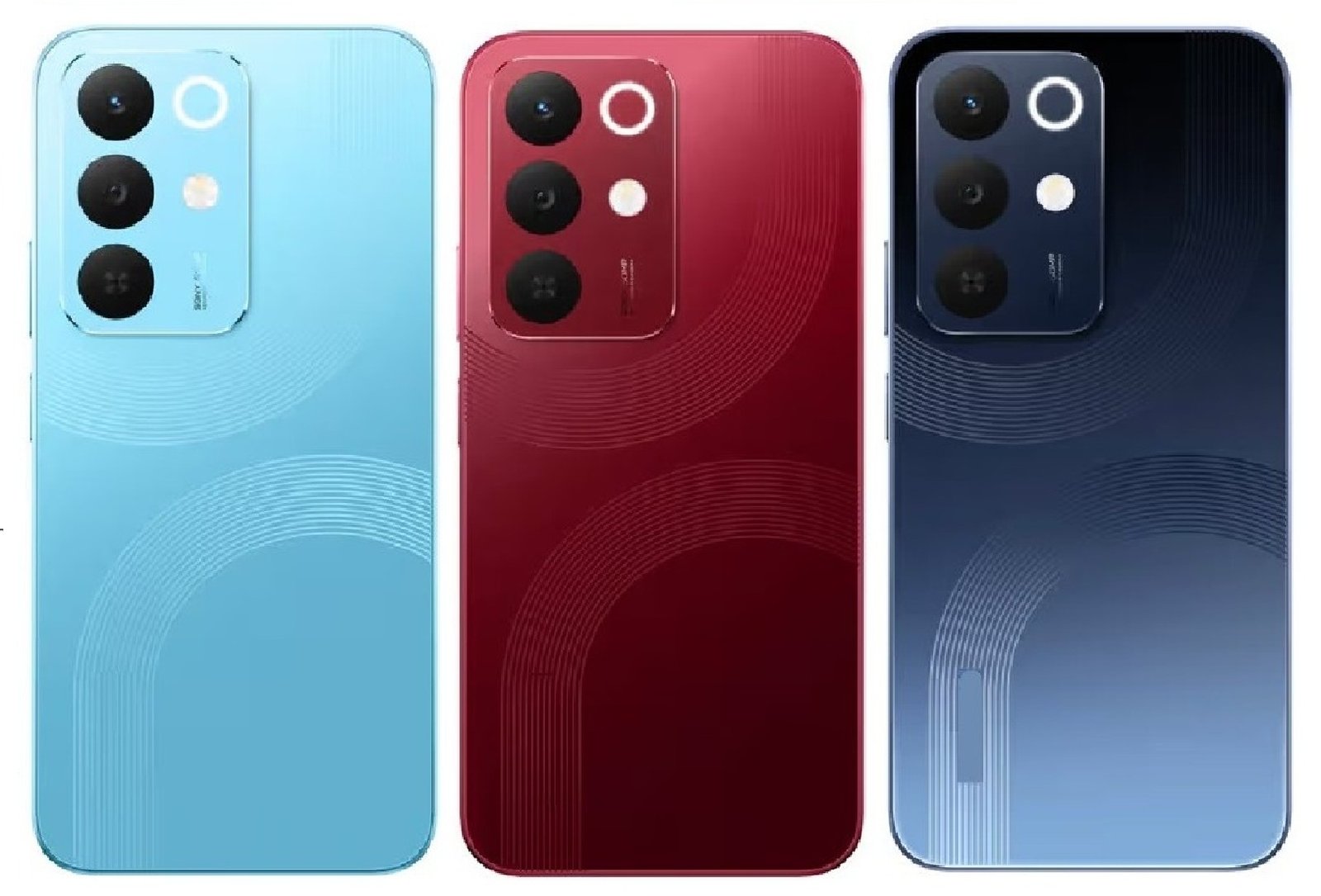 for Realme Narzo 90X 5G Full Body Housing Replacement Back Frame Middle Chassis with Side Keys – Blue, Red & Black