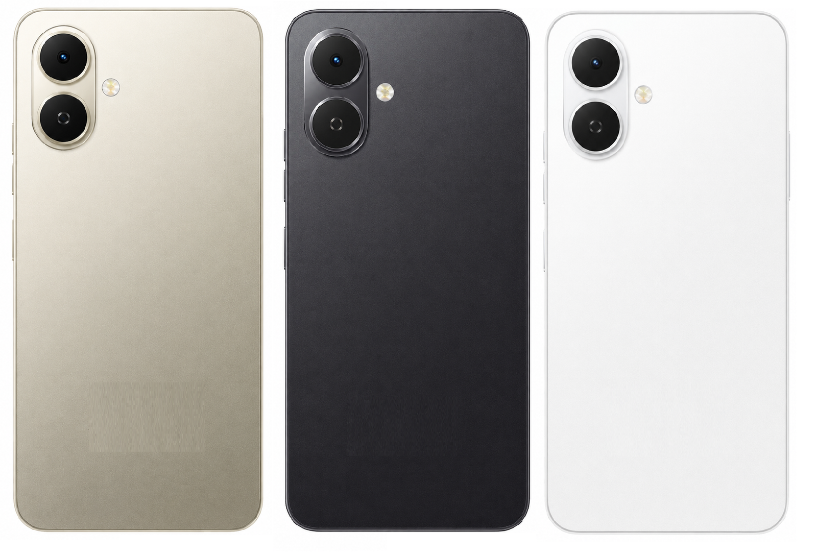 Compatible replacementTecno Spark Go 2 KM4 4G Full Body Housing Replacement Back Frame Middle Chassis with Side Keys – Black, White & Gold