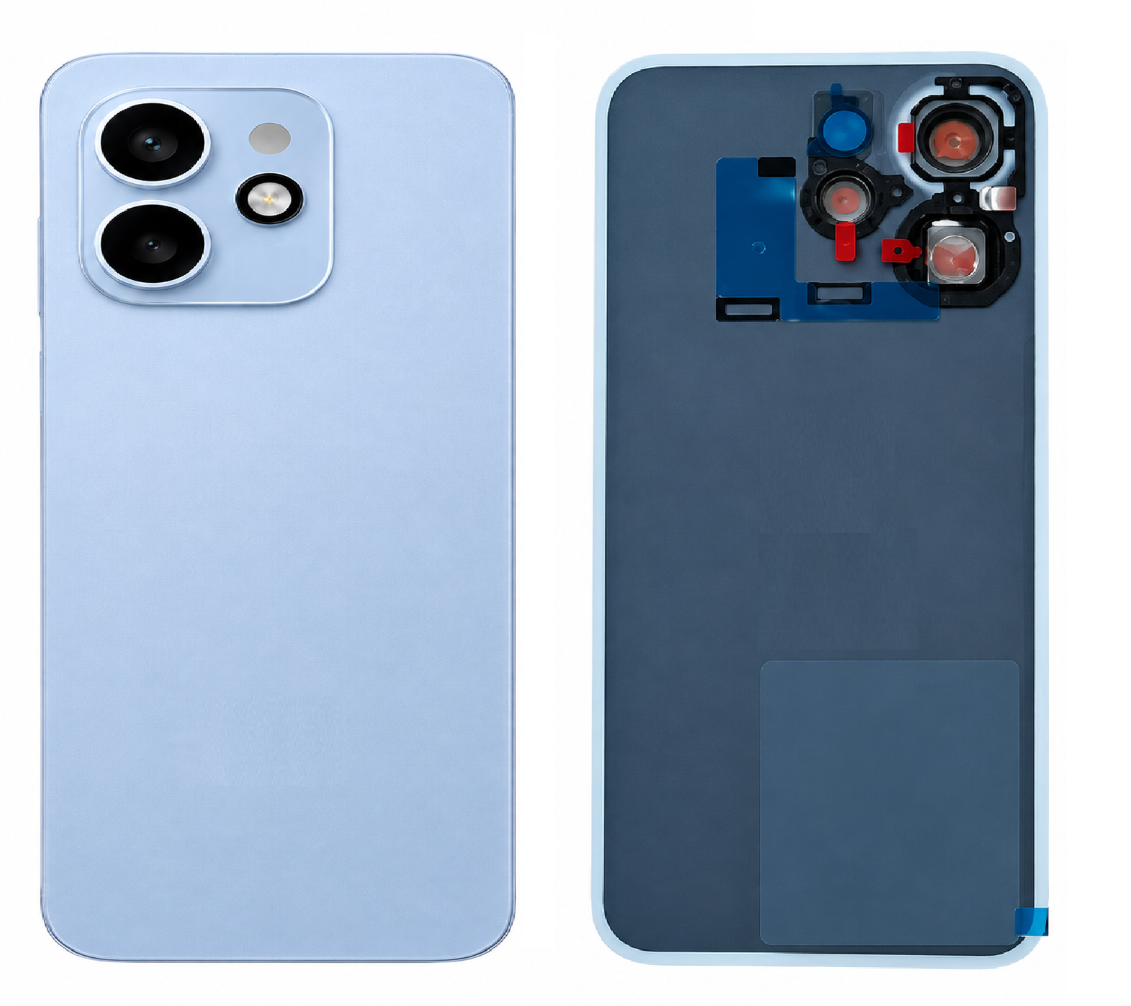 Compatible Replacement for OPPO Reno 15 Pro 5G Back Panel Battery Cover – Black & Blue