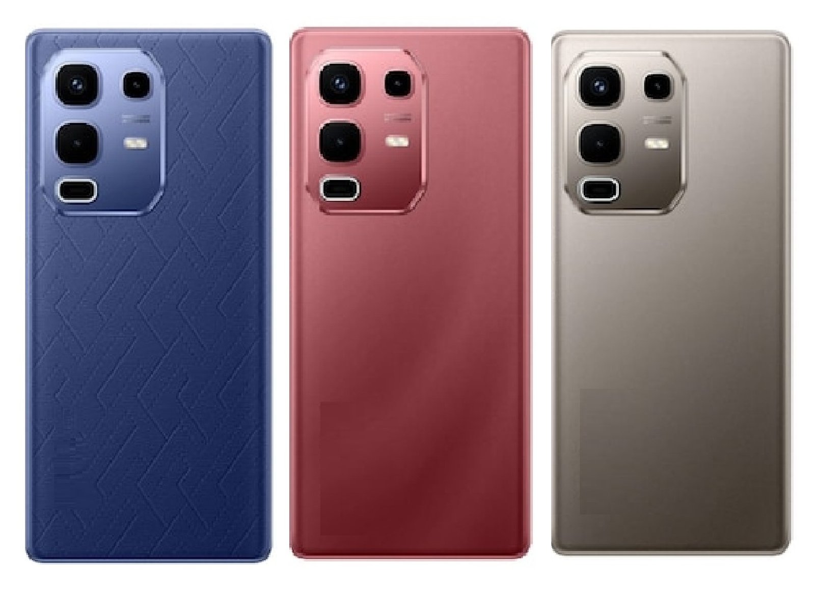 Compatible Replacement for Infinix Note 50S 5G Back Panel Battery Cover – Red, Blue & gold