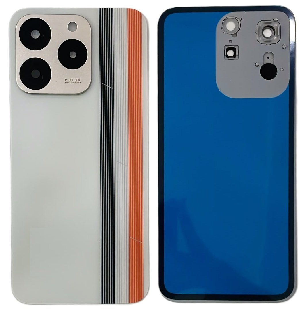 Compatible Replacement for Realme Narzo 90 5G Back Panel Battery Cover – White & Black