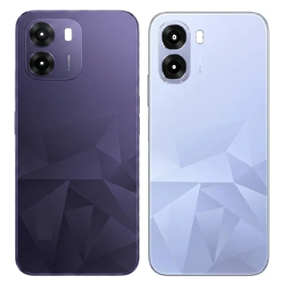 Compatible Replacement for OPPO K14x 5G Full Body Housing Back Frame Middle Chassis with Side Keys – Black & Blue