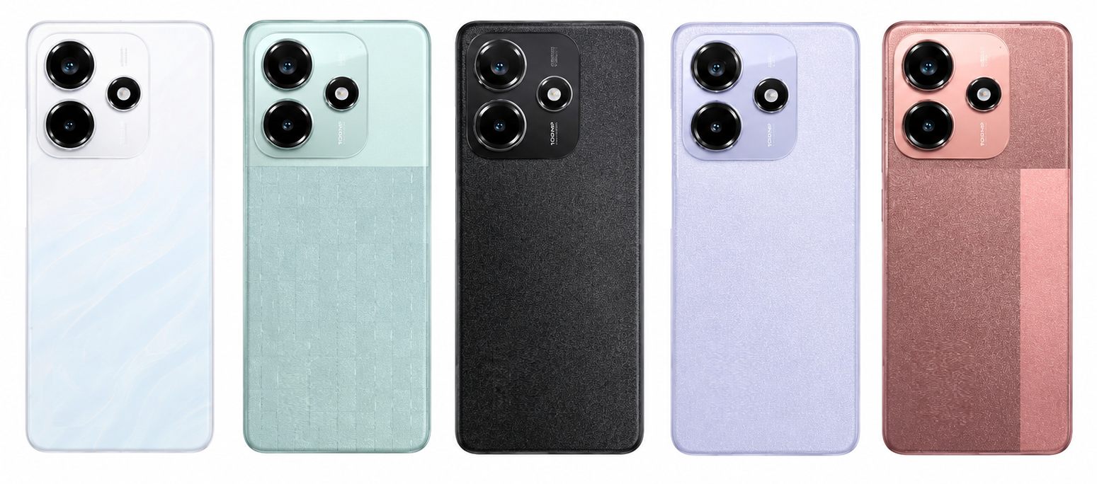 Compatible Replacement for Redmi Note 14 5G Back Panel Battery Cover – Black, White, Green, Brown & Purple