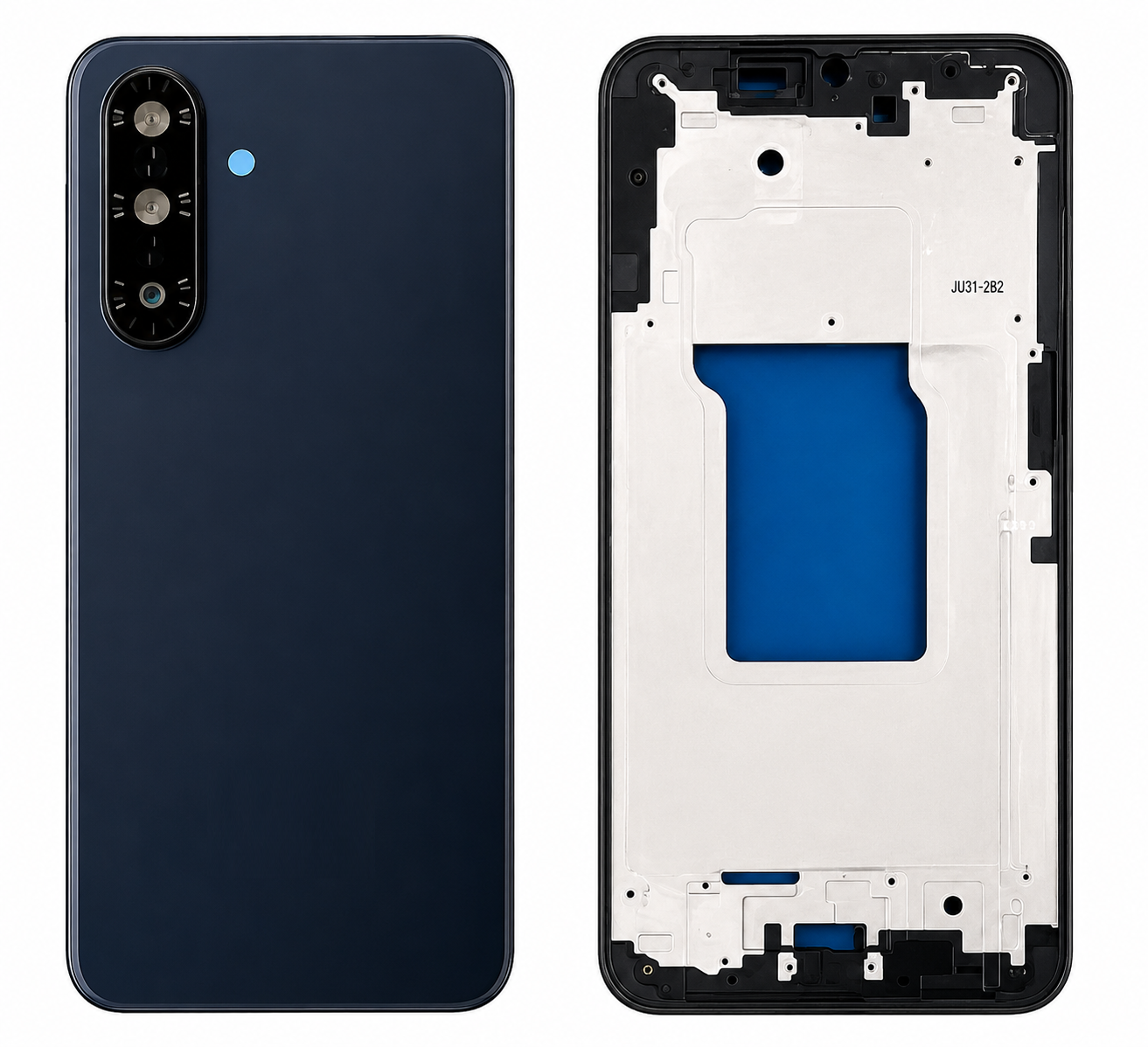 Compatible Replacement for Samsung Galaxy A26 5G Full Body Housing Back Frame Middle Chassis with Side Keys – Black & Green