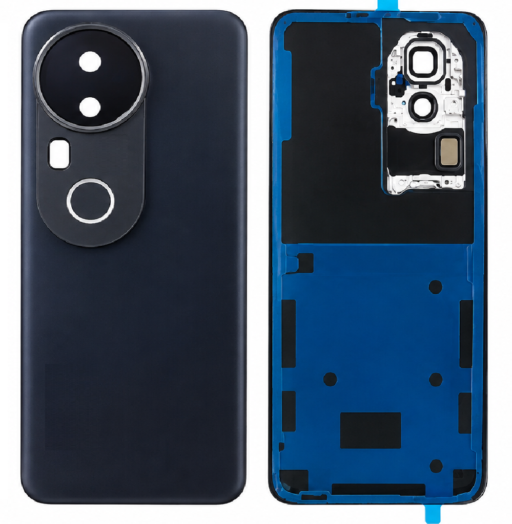 Compatible Replacement for Vivo T4 Ultra 5G Back Panel Battery Cover – Black & White