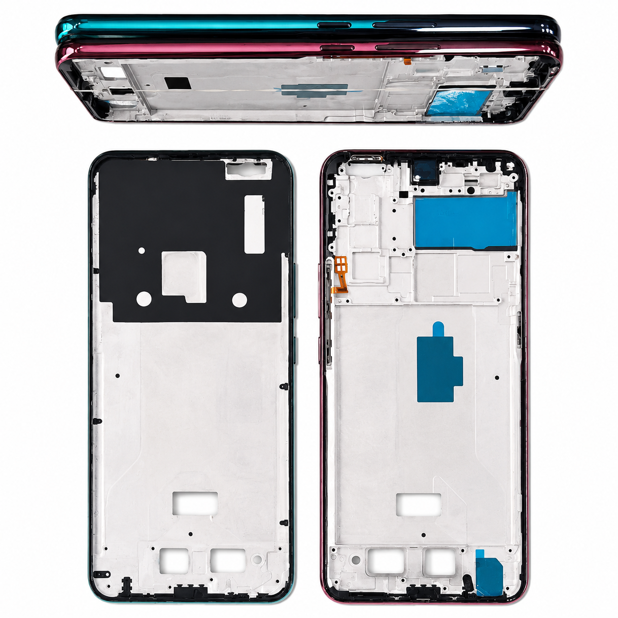 Compatible Replacement for Vivo V15 4G Middle Frame – Red & Green