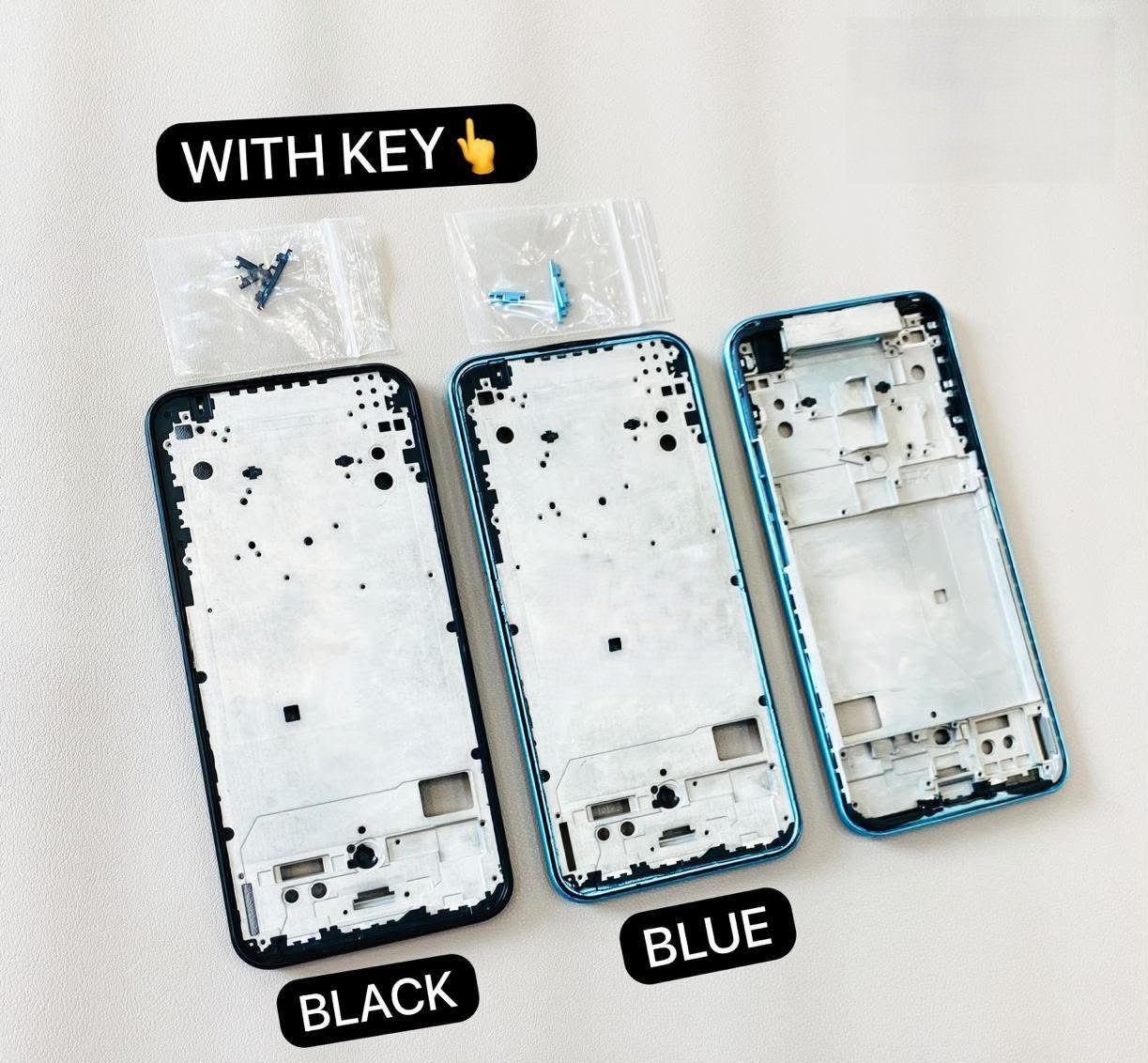 Compatible Replacement for Vivo V17 Pro 4G Middle Frame – Black & Blue