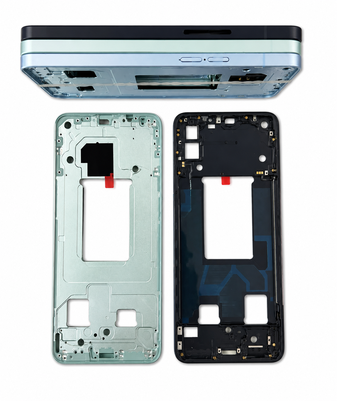 Compatible Replacement for OPPO Reno 6 5G Middle Frame – Blue, Green & Black
