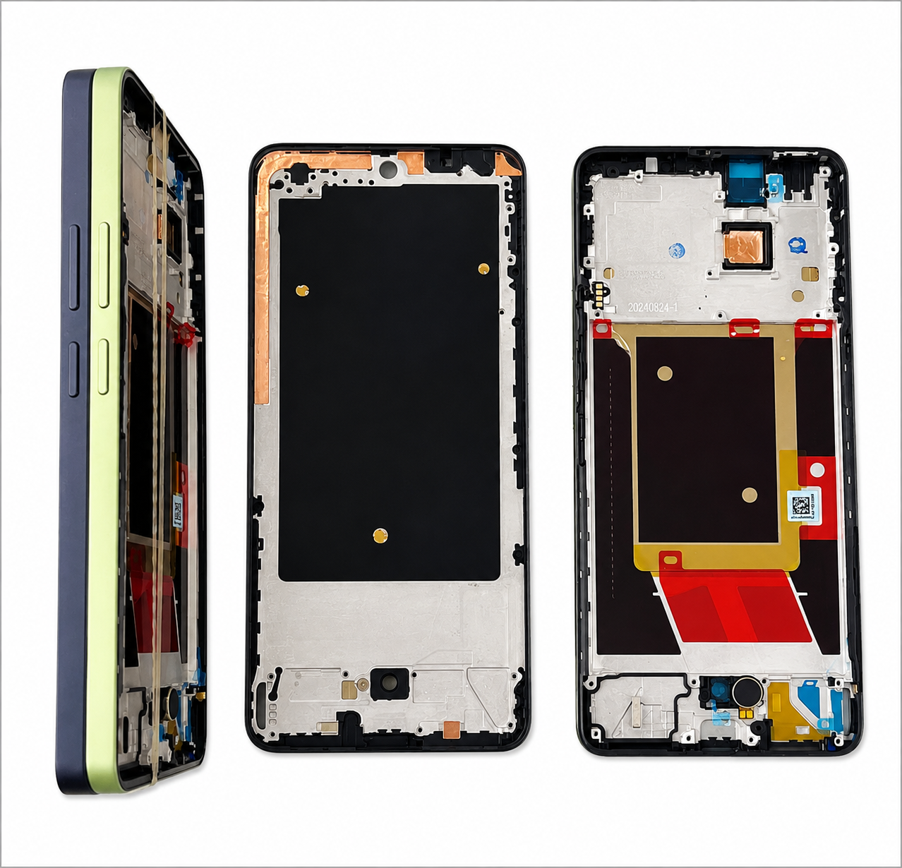 Compatible Replacement for Realme 13 Plus 5G Middle Frame – Black & Green