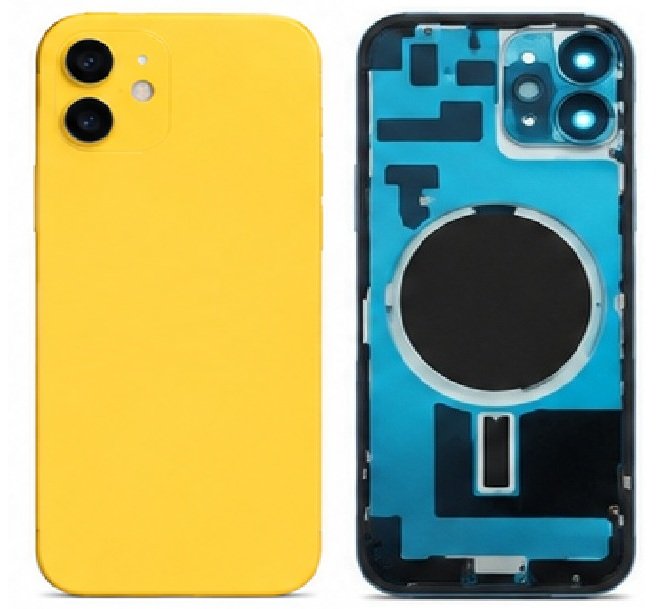 Compatible Replacement for iPhone 14 Plus Back Panel – Blue, Yellow, White, Red, Purple & Black