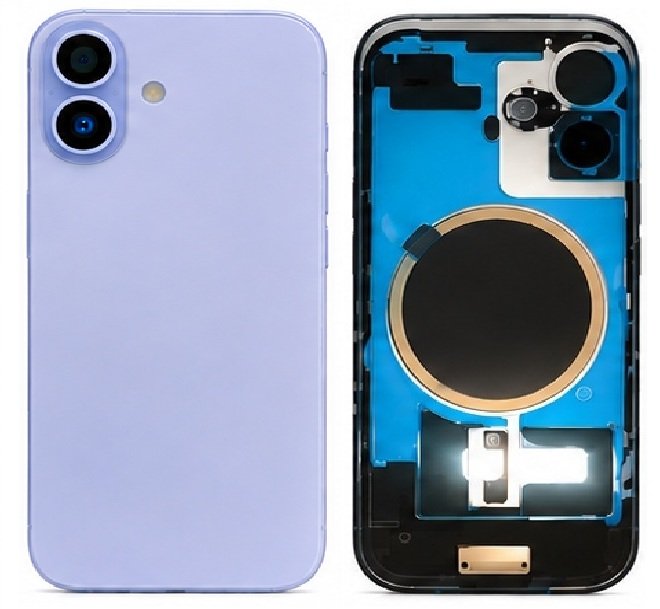Compatible Replacement for iPhone 17 Back Panel – Blue, Black, Purple, Green & White