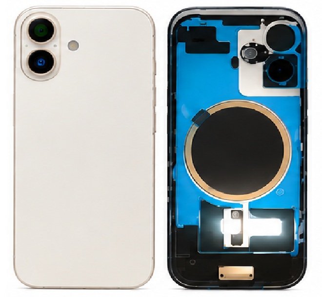 Compatible Replacement for iPhone 17 Back Panel – Blue, Black, Purple, Green & White