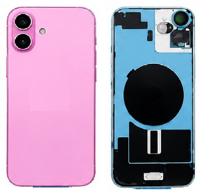 Compatible Replacement for iPhone 16 Plus Back Panel – Pink, White, Green, Black & Blue