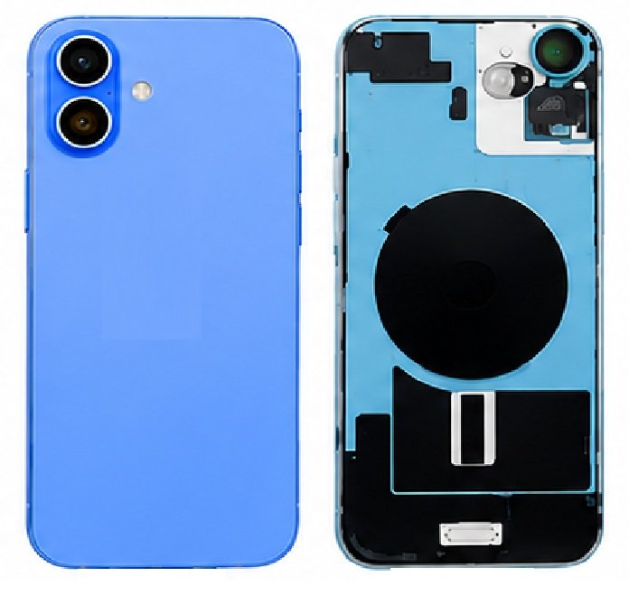 Compatible Replacement for iPhone 16 Plus Back Panel – Pink, White, Green, Black & Blue