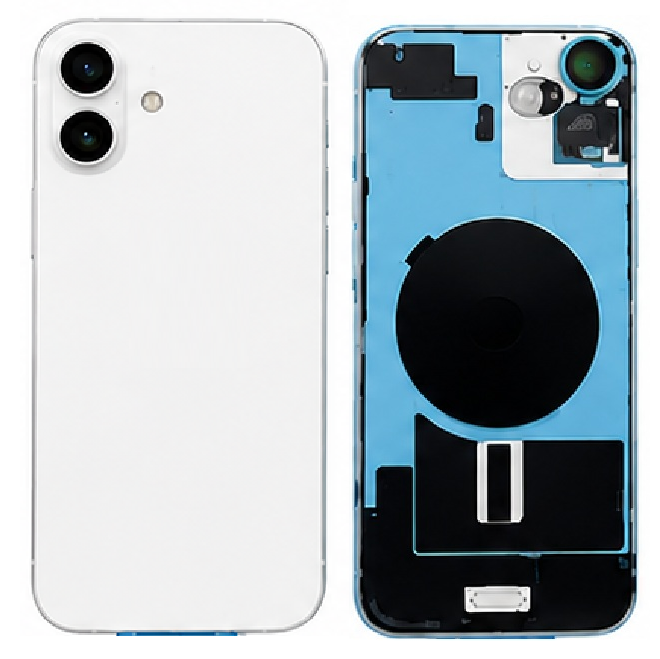 Compatible Replacement for iPhone 16 Plus Back Panel – Pink, White, Green, Black & Blue