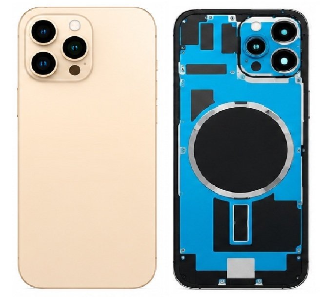 Compatible Replacement for iPhone 16 Pro Back Panel – Black, Gold, White & Grey