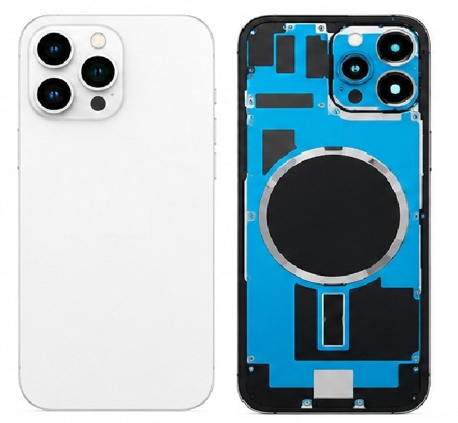 Compatible Replacement for iPhone 16 Pro Back Panel – Black, Gold, White & Grey