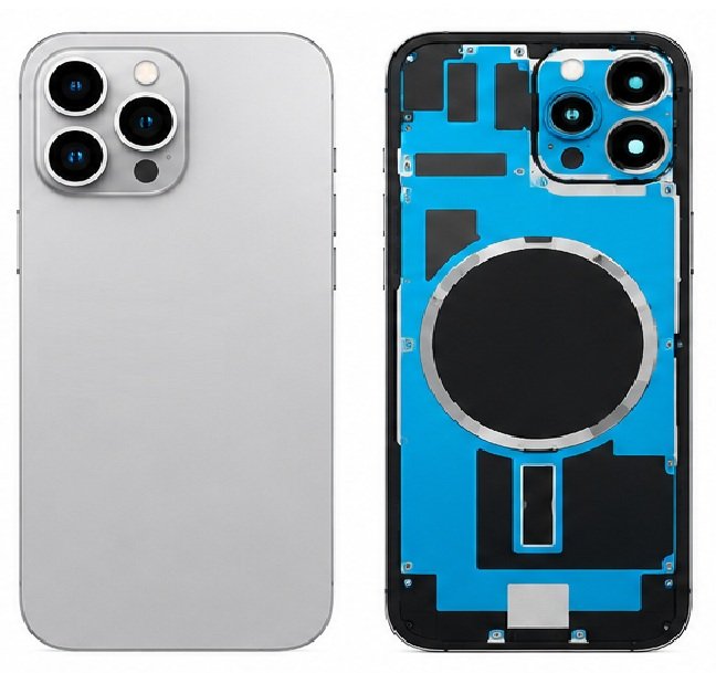 Compatible Replacement for iPhone 16 Pro Back Panel – Black, Gold, White & Grey