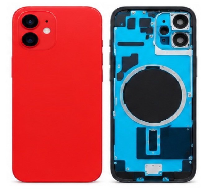 Compatible Replacement for iPhone 14 Back Panel – Blue, Yellow, Red, Black & White