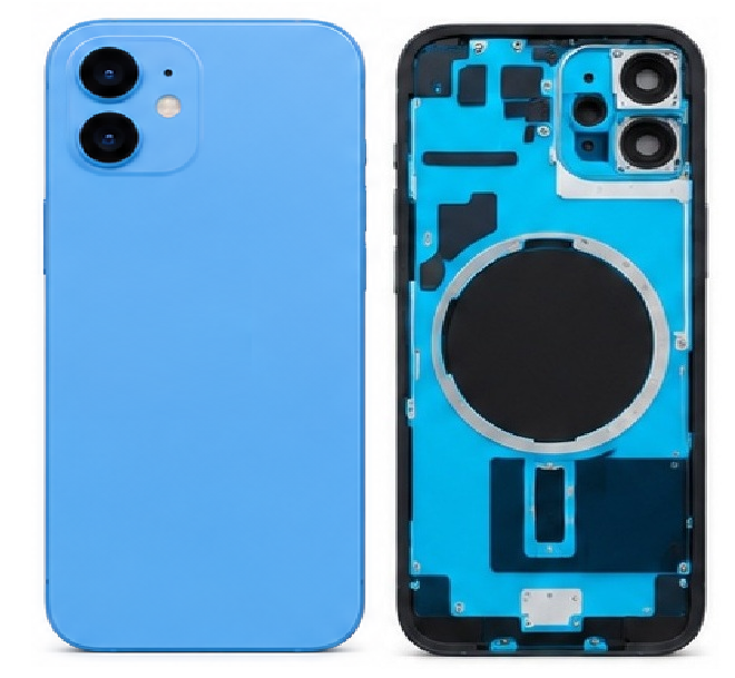 Compatible Replacement for iPhone 14 Back Panel – Blue, Yellow, Red, Black & White