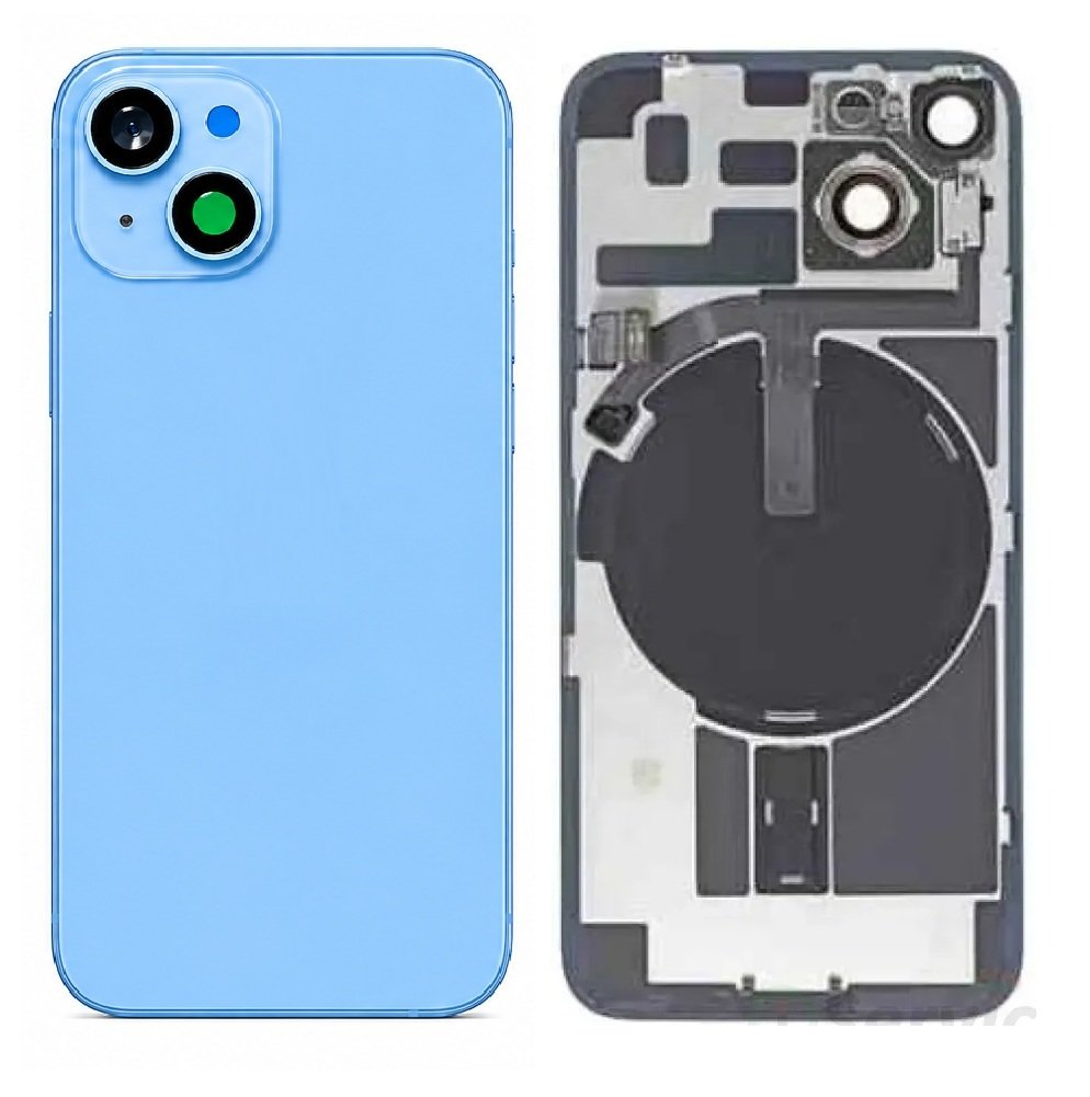 Compatible Replacement for iPhone 14 Housing Body – White, Black & Blue